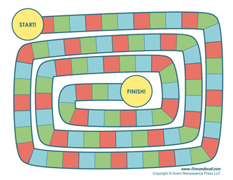 Board Game Templates, Make Your Own Classroom Game